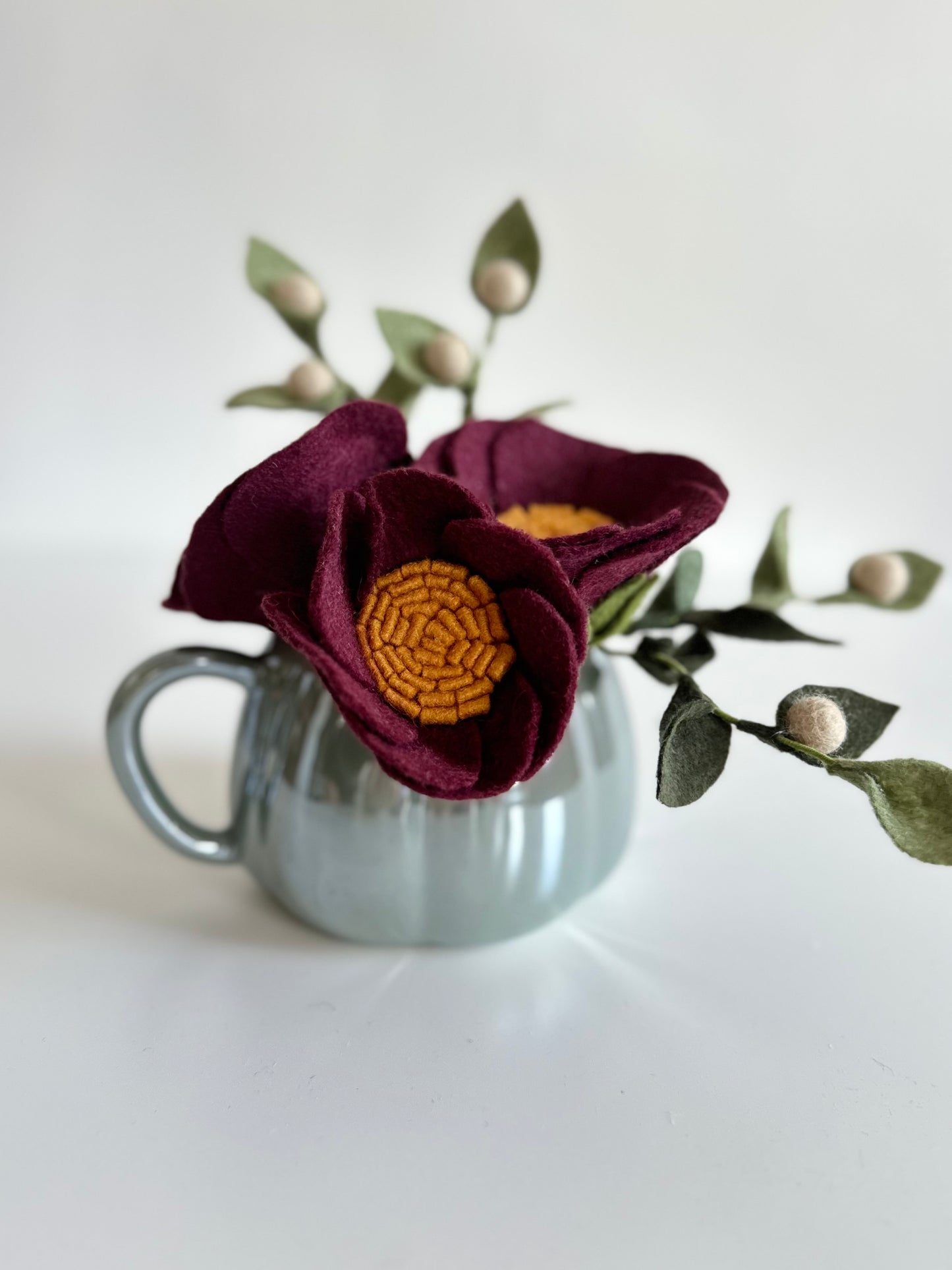 Felt Floral Pumpkin Mug Workshop