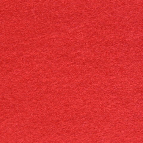 Cherry Tomato Wool Blend Felt Sheet