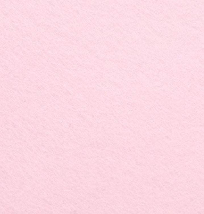 Pink Sweetness Wool Blend Felt Sheet