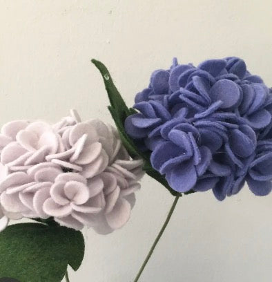 Felt Hydrangea Workshop