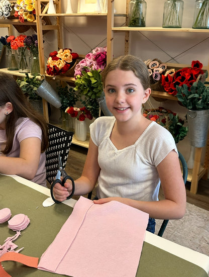 Felt Flower Summer Camp Ages 10+