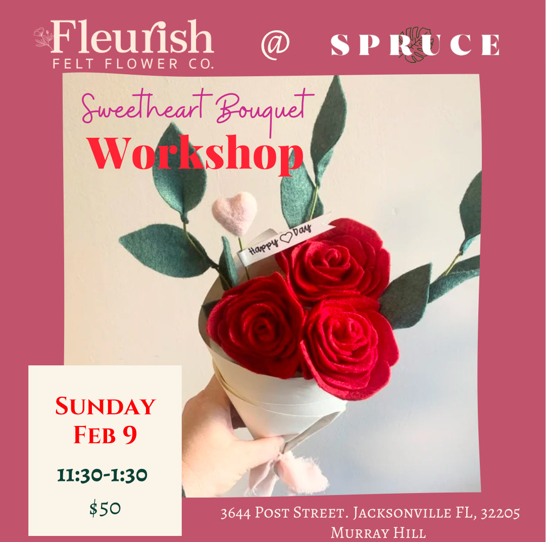 Sweetheart Bouquet Workshop