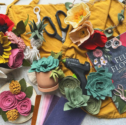 Felt Flower Summer Camp Ages 10+
