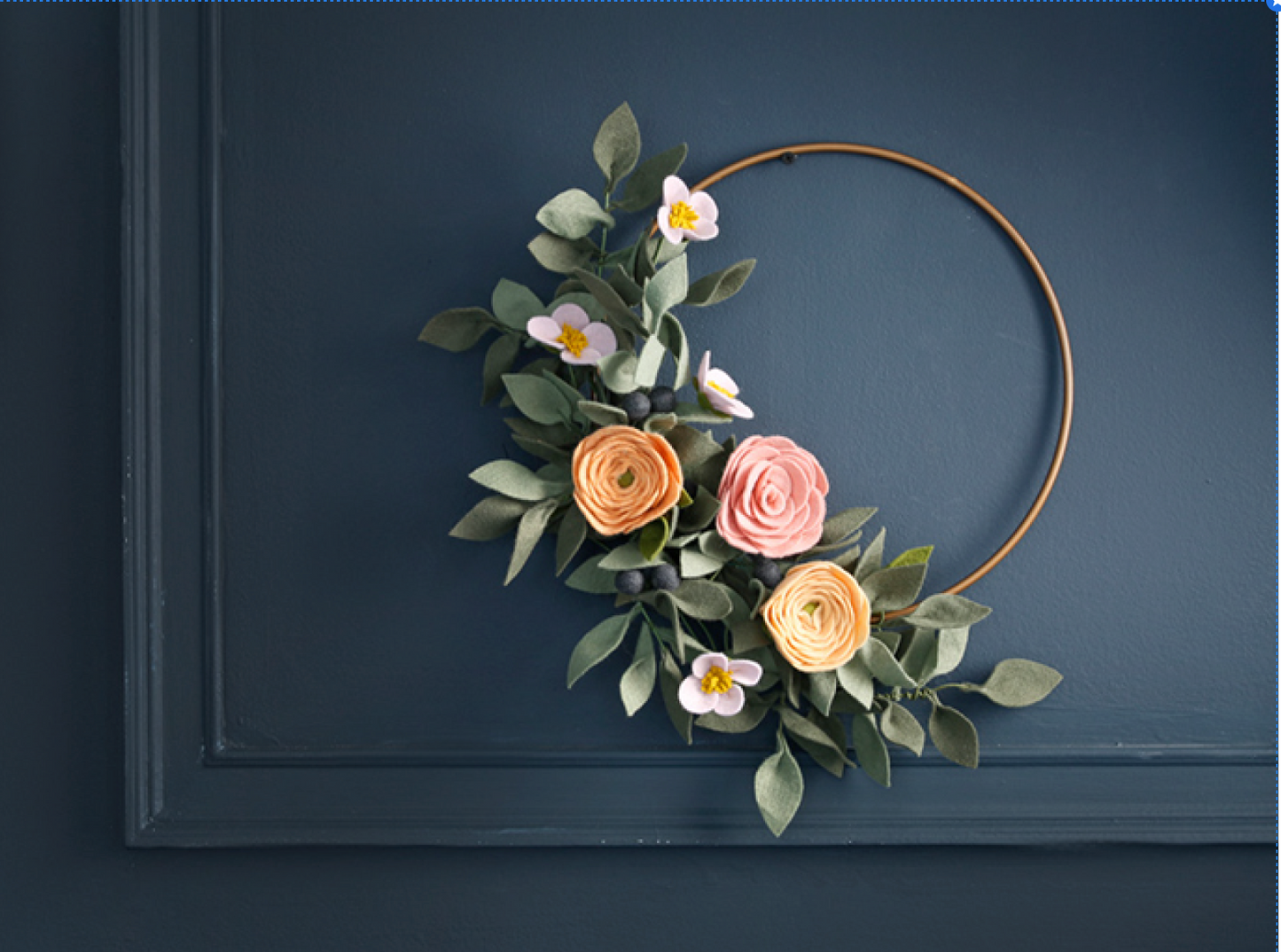 Olive Branch Hoop Wreath Workshop