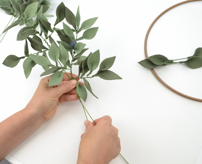 Olive Branch Hoop Wreath Workshop